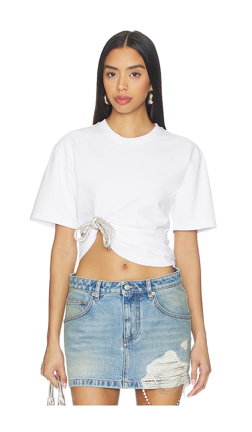 AREA Crystal Knot T-Shirt