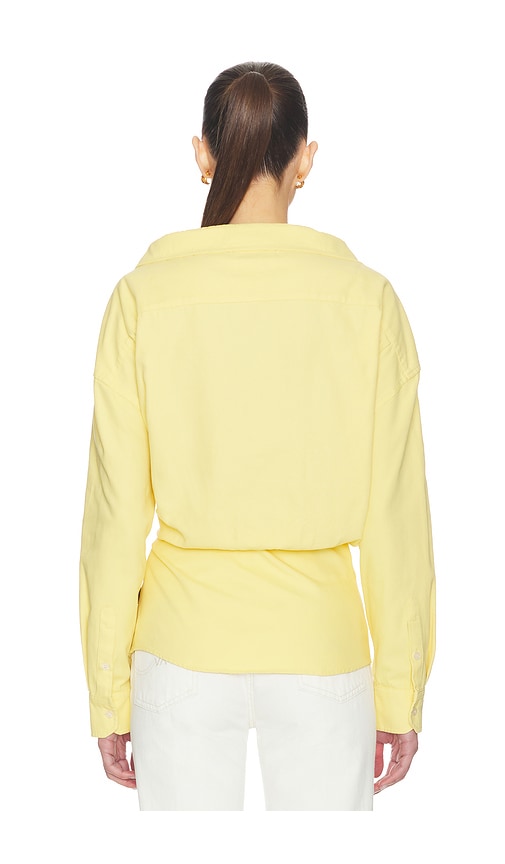 Area Hemd Satin Knot Oxford In Yellow. Größe S. Also In M, L. 
