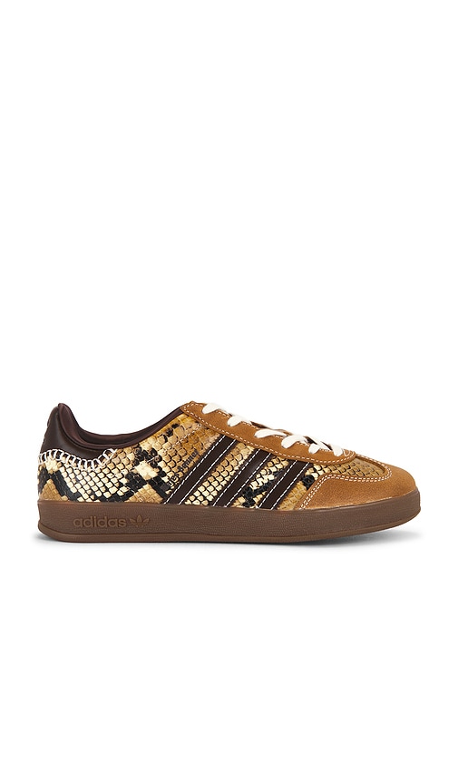 adidas by Wales Bonner Gazelle Snake Sneaker in Core Black, Wonder