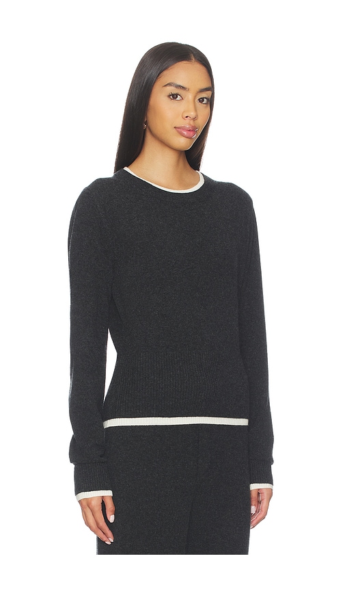  Artless Jersey De Cuello Redondo De Cachemira En Capas Tove En Color Charcoal Talla M  (también En S, Xl, Xs). 