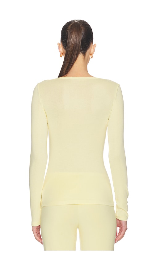  Artless Oberteil Mit U-boot-ausschnitt Lane In Lemon. Größe M. Also In L, Xl. 