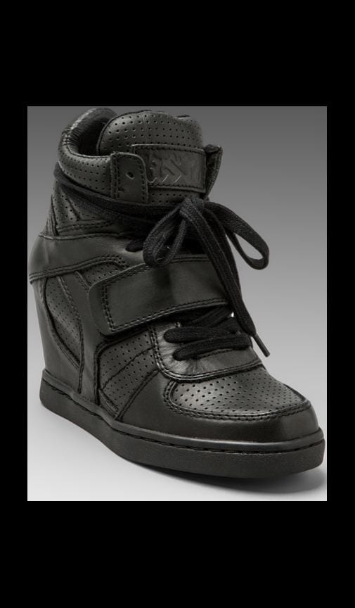 ash black wedge sneakers