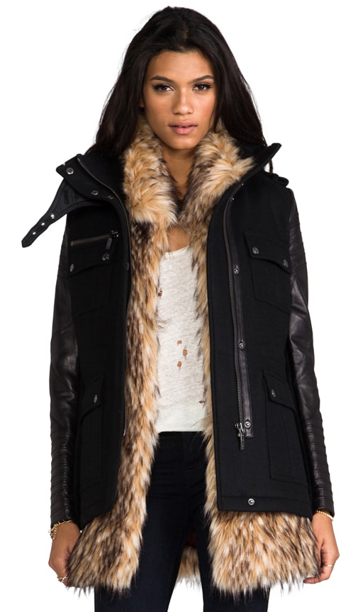 Ashley B Black fur good vest