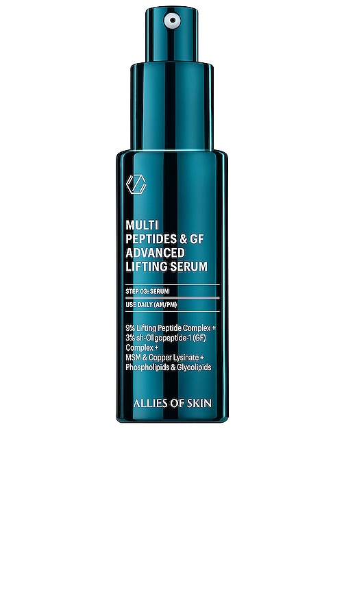 Product image of Allies of Skin СЫВОРОТКА MULTI PEPTIDES & GF ADVANCED LIFTING SERUM. Click to view full details