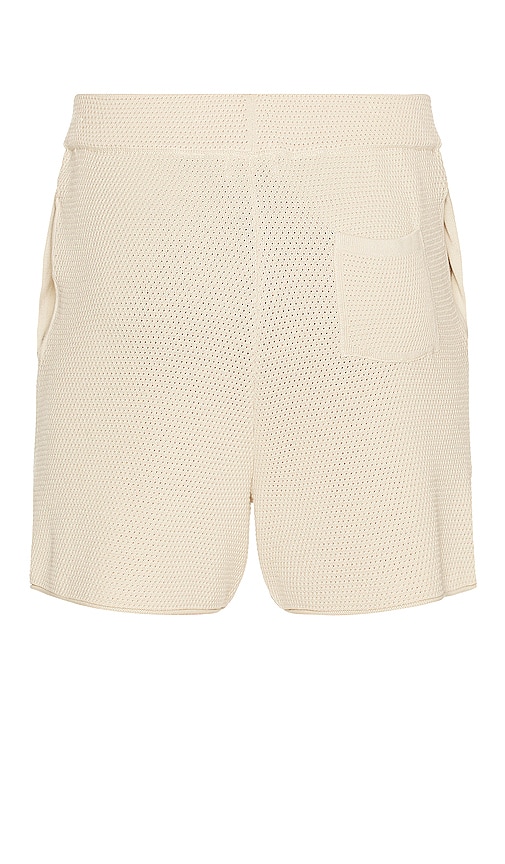 Shop Askyurself Crochet Mesh Shorts In White