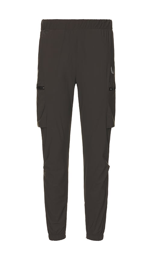 Shop Asrv Tetra Lite Standard Zip Jogger In Grey