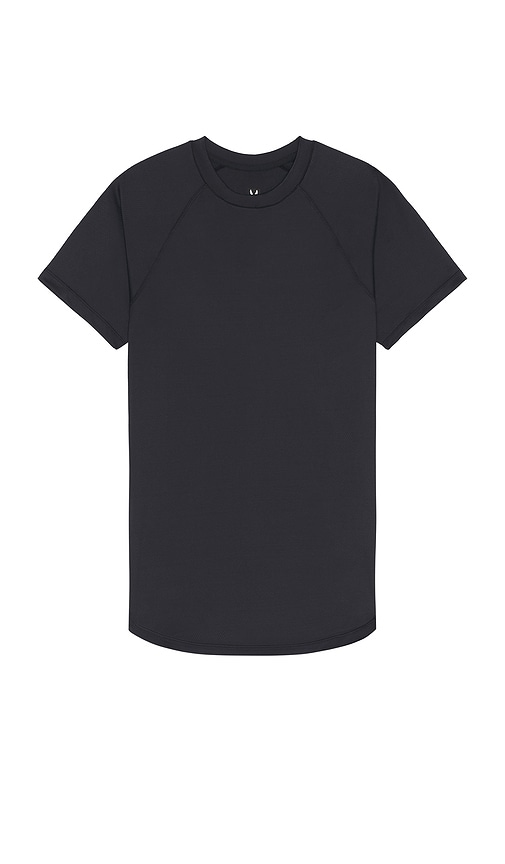 Shop Asrv Aerosilver Established Tee In Black