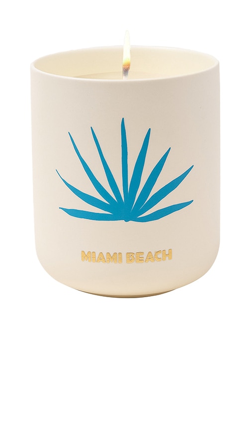 Assouline Miami Beach Travel From Home Candle In Transparent