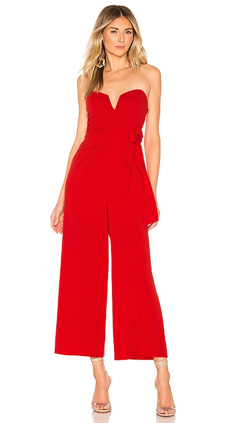 red workers jumpsuit