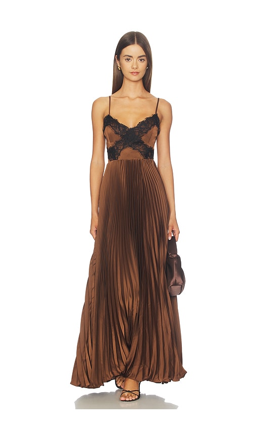 Andy Dress by Astr The Label in Brown