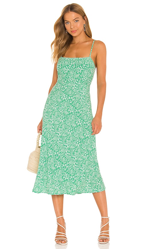 ASTR McKinley Dress in Avocado