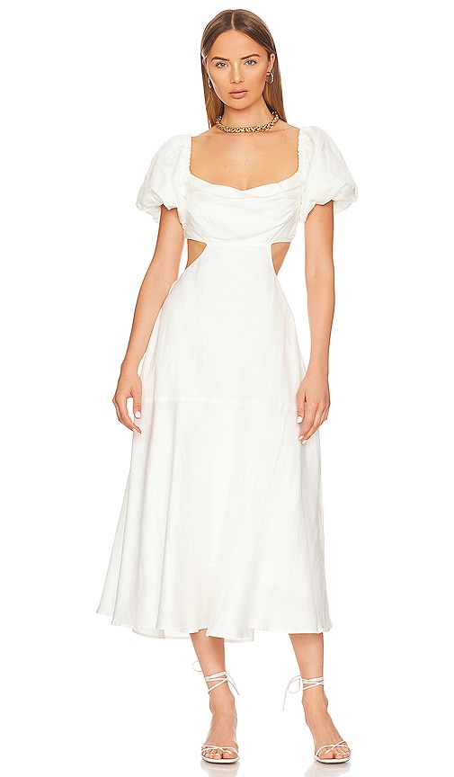 Astr Winley Dress In Off White