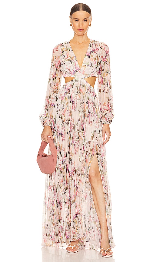 ASTR the Label Revery Dress in Cream Pink Floral