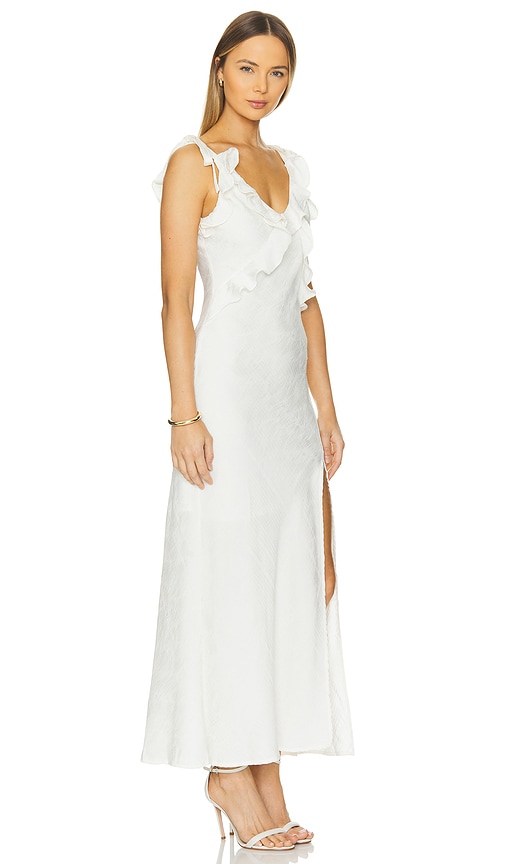 Shop Astr Sorbae Dress In White