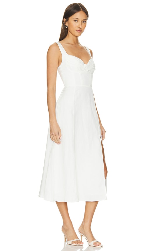 Shop Astr Estella Dress In White