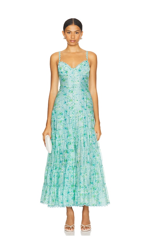 ASTR the Label Tazia Dress in Blue Floral