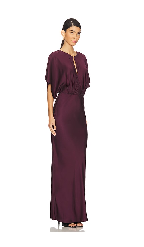 Shop Astr Angelle Dress In Wine