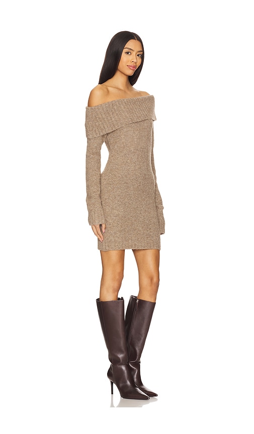 Astr Kleid Leya Sweater In Taupe
