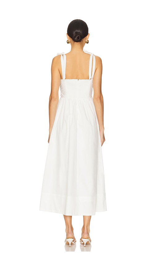  Astr The Label Midi-kleid Dress In White. Größe S. Also In M. 