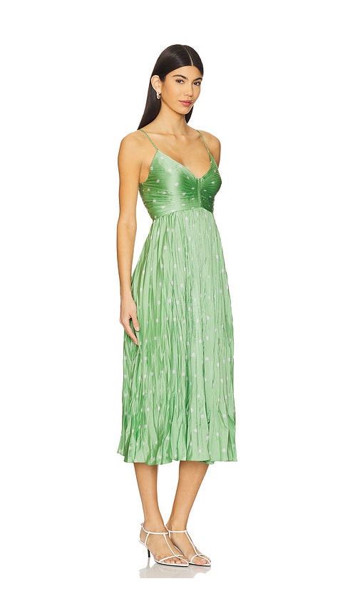 Astr The Label Maeve Floral Midi Sundress In Mint