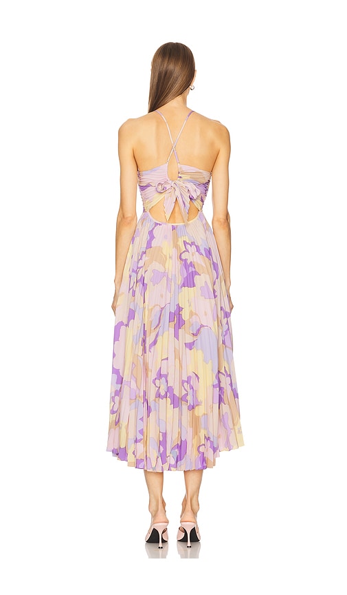  Astr The Label Midi-kleid Dress In Purple. Größe S. Also In Xs, M, L. 