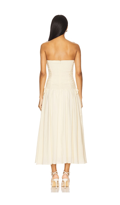  Astr The Label Maxikleid Dress In Cream. Größe S. Also In M, L. 
