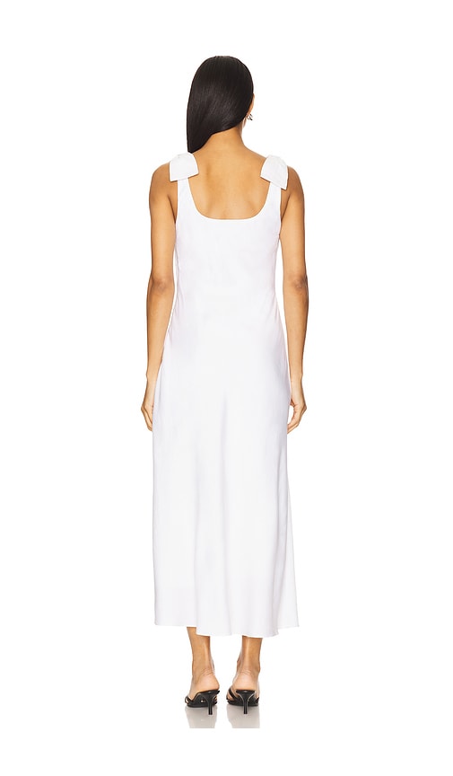  Astr The Label Midi-kleid Dress In White. Größe Xs. Also In S, M. 