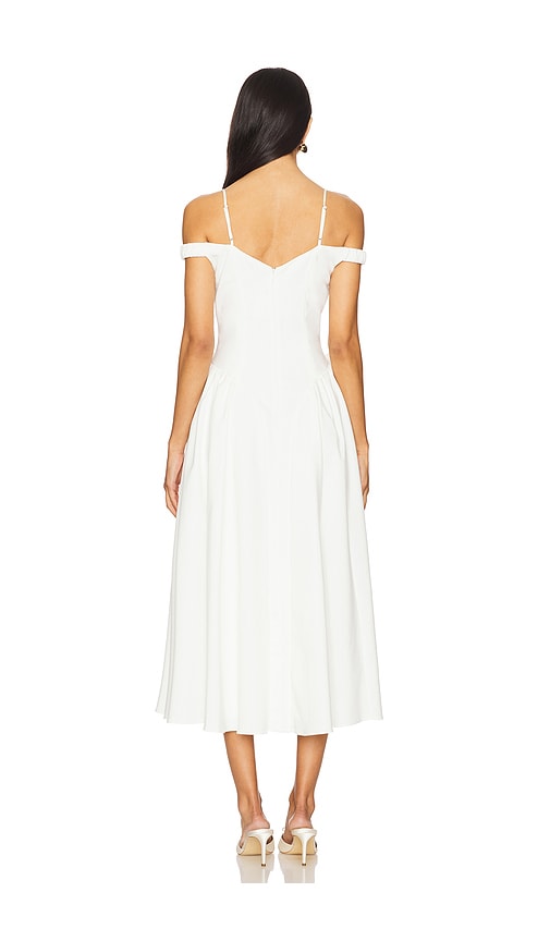  Astr The Label Midi-kleid Elvinia In White. Größe S. Also In M, L. 