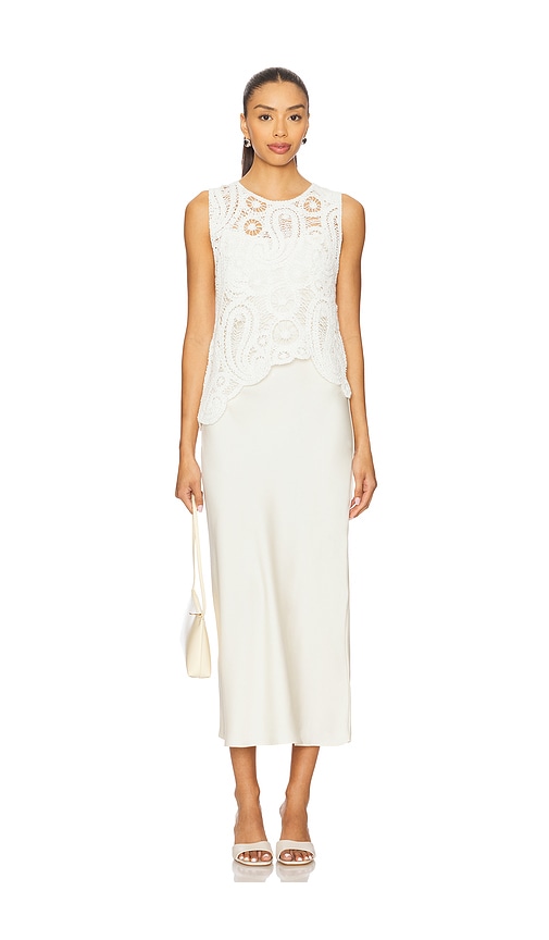 Martina Sweater Dress in White,Cream. - size L (also in M, S, XL, XS) - ASTR the Label - Modalova