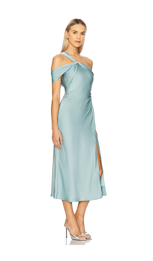 Astr The Label Cersei Satin Midi Dress
