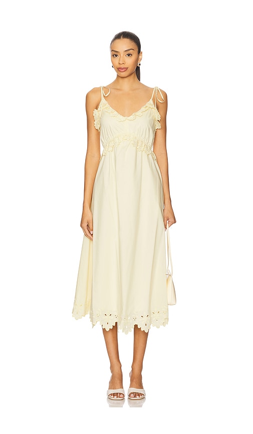 Lissette Dress in Lemon. - size L (also in M, S, XL, XS) - ASTR the Label - Modalova