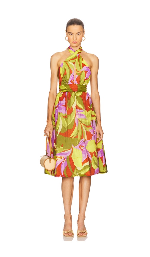 Astr Kalia Dress In Green