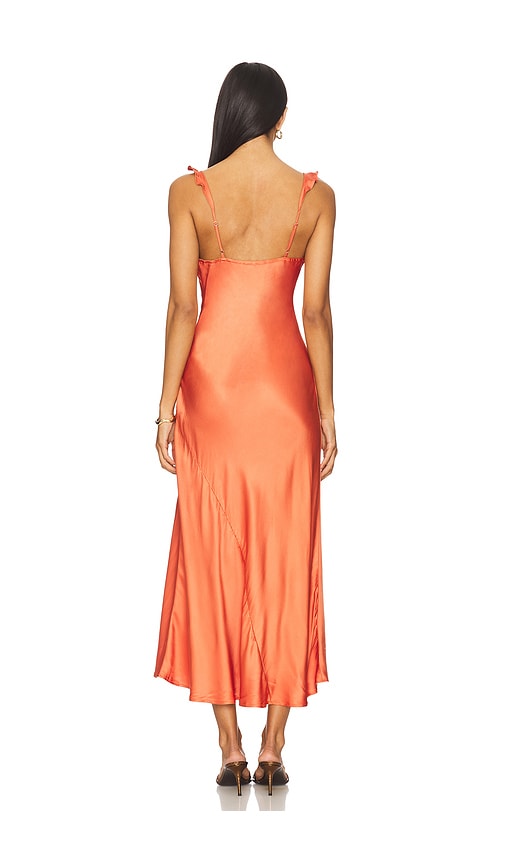  Astr The Label Kleid Zoie In Brick. Größe M. Also In Xs. 