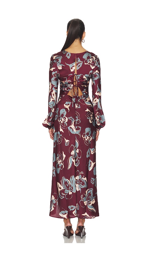  Astr The Label Midi-kleid Elyse In Wine. Größe Xs. Also In S. 