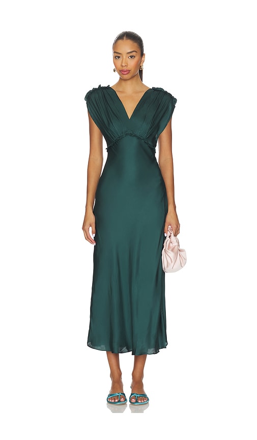 Deitra Dress in Dark Green. - size L (also in M, S, XS) - ASTR the Label - Modalova