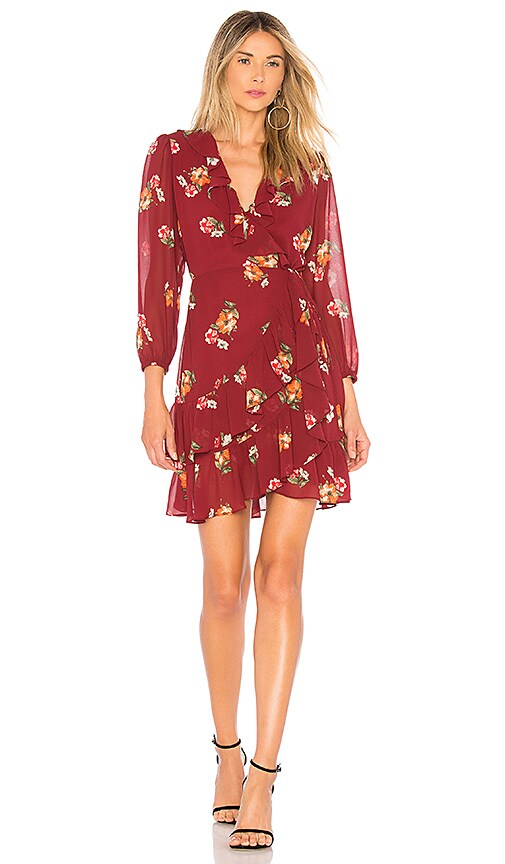 astr the label wrap dress