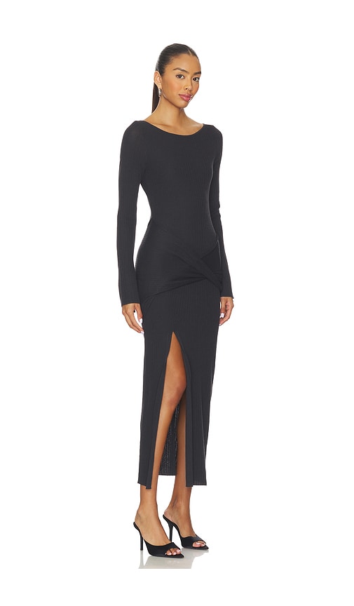 Astr Arwyn Sweater Dress In Black