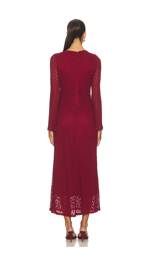  Astr The Label Kleid Tamia In Wine. Größe S. Also In Xs, M, L. 