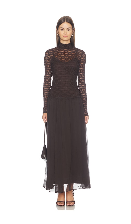 Camila Dress by Astr The Label in Espresso