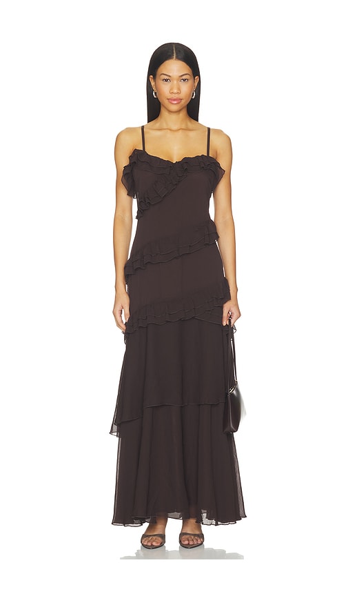 Astr Journee Dress In Brown