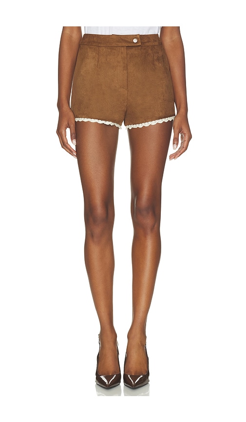 Kya Shorts by Astr The Label in Chestnut