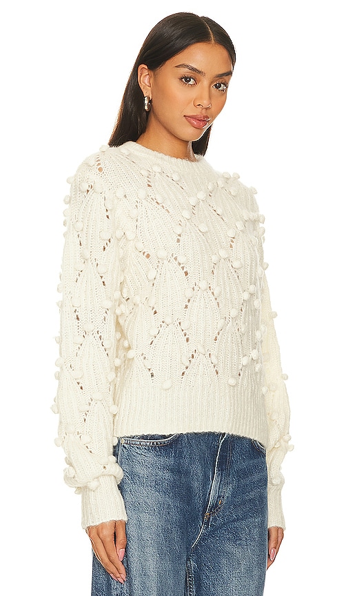 Shop Astr Lexi Sweater In Cream