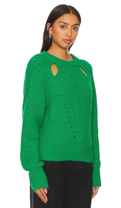 Shop Astr Kris Sweater In Green