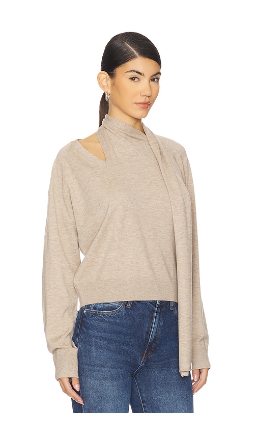 Astr Silvana Sweater In Brown