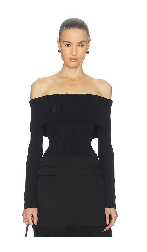 Astr Lidia Sweater In Black