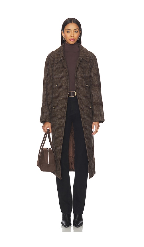 Astr Seeley Coat In Brown