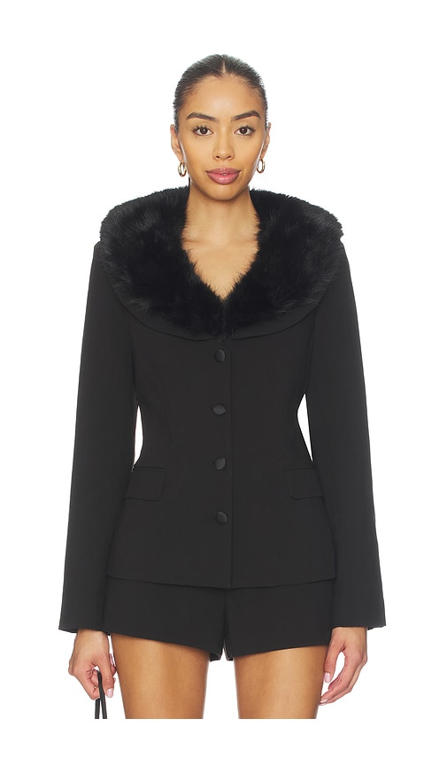 Astr Stefani Jacket In Black