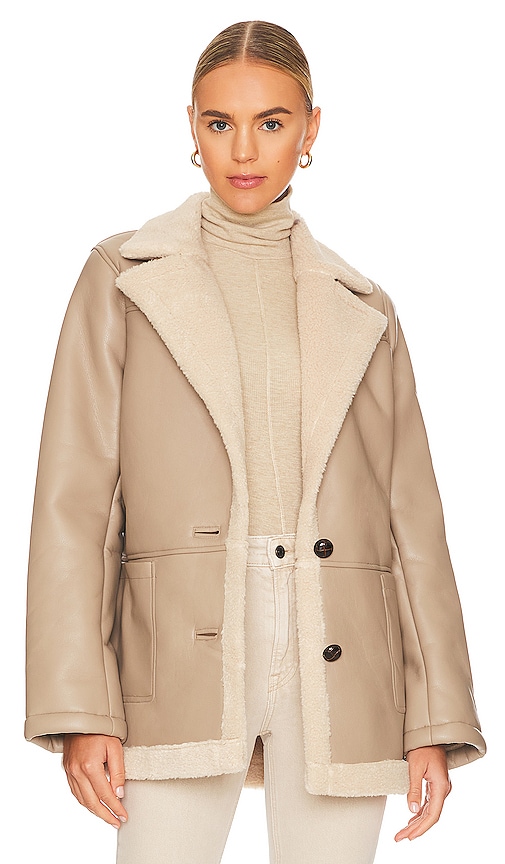 ASTR the Label Francine Jacket in Taupe | REVOLVE