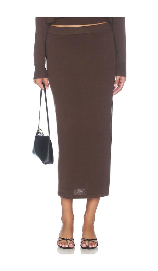 Deora Sweater Skirt by Astr The Label in Brown