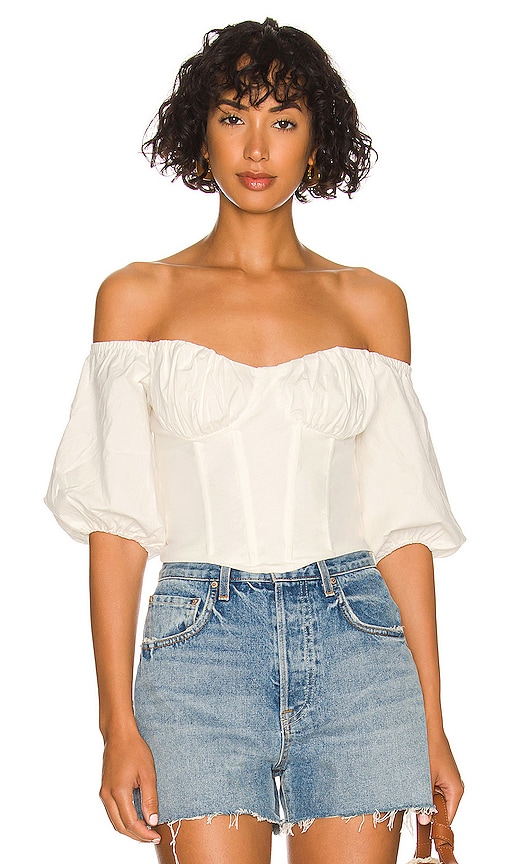 ASTR the Label Brixton Top in White